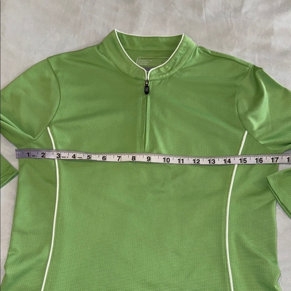 Cutter & Buck Golf Shirt Green 3/4 Sleeve Moisture Wicking Women's Sporty Sz S - Picture 9 of 10